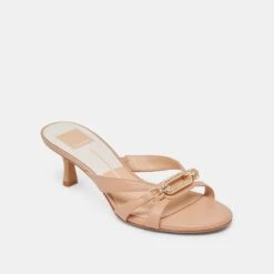 LERAH HEELS CAFE EMBOSSED LEATHER(Lerah Heels Cafe Embossed Leather) -Dolce Vita Shop DOLCEVITA HEELS LERAH CAFEEMBOSSEDLEATHER 01