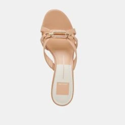 LERAH HEELS CAFE EMBOSSED LEATHER(Lerah Heels Cafe Embossed Leather) -Dolce Vita Shop DOLCEVITA HEELS LERAH CAFEEMBOSSEDLEATHER 06