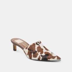LEXY HEELS COCOA TAURUS CALF HAIR(Lexy Heels Cocoa Taurus Calf Hair) -Dolce Vita Shop DOLCEVITA HEELS LEXY COCOATAURUSCALFHAIR 01