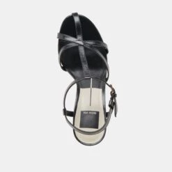 LIANE HEELS MIDNIGHT CRINKLE PATENT(Liane Heels Midnight Crinkle Patent) -Dolce Vita Shop DOLCEVITA HEELS LIANE MIDNIGHTCRINKLEPATENT 06