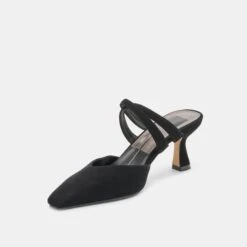 LINORE HEELS ONYX SUEDE(Linore Heels Onyx Suede) -Dolce Vita Shop DOLCEVITA HEELS LINORE ONYX SUEDE 09
