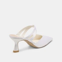 LINORE HEELS TRUE WHITE SATIN(Linore Heels True White Satin) -Dolce Vita Shop DOLCEVITA HEELS LINORE TRUE WHITE SATIN 03