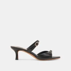 LORALI HEELS BLACK LEATHER - Re:vita(Lorali Heels Black Leather Qoofep4ly1 Resale)