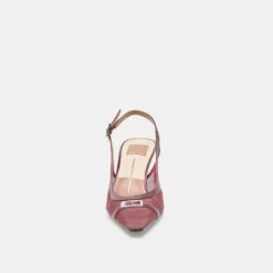 LORINE HEELS BURGUNDY MESH(Lorine Heels Burgundy Mesh) -Dolce Vita Shop DOLCEVITA HEELS LORINE BURGUNDY MESH 04