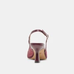 LORINE HEELS BURGUNDY MESH(Lorine Heels Burgundy Mesh) -Dolce Vita Shop DOLCEVITA HEELS LORINE BURGUNDY MESH 05