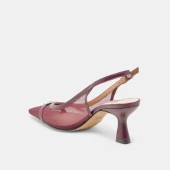 LORINE HEELS BURGUNDY MESH(Lorine Heels Burgundy Mesh) -Dolce Vita Shop DOLCEVITA HEELS LORINE BURGUNDY MESH 08