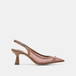 LORINE HEELS ESPRESSO MESH(Lorine Heels Espresso Mesh)