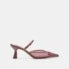 LOYD HEELS BURGUNDY MESH(Loyd Heels Burgundy Mesh)