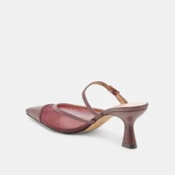 LOYD HEELS BURGUNDY MESH(Loyd Heels Burgundy Mesh) -Dolce Vita Shop DOLCEVITA HEELS LOYD BURGUNDY MESH 07