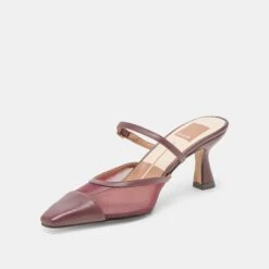 LOYD HEELS BURGUNDY MESH(Loyd Heels Burgundy Mesh) -Dolce Vita Shop DOLCEVITA HEELS LOYD BURGUNDY MESH 08