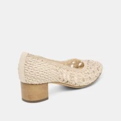 LULA HEELS IVORY MULTI WOVEN RAFFIA(Lula Heels Ivory Multi Woven Raffia) -Dolce Vita Shop DOLCEVITA HEELS LULA IVORYMULTIWOVENRAFFIA 03