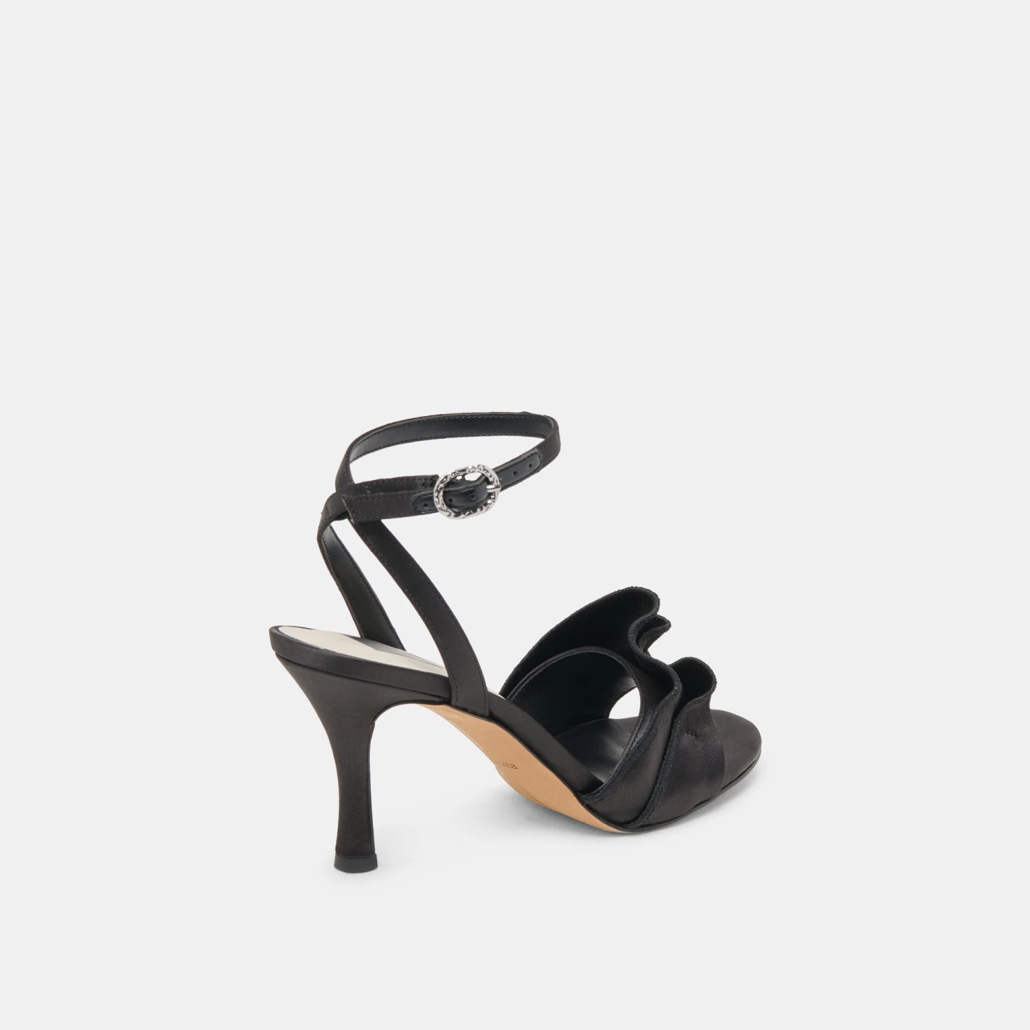 LUNETE HEELS ONYX SATIN(Lunete Heels Onyx Satin) 4 LUNETE HEELS ONYX SATIN(Lunete Heels Onyx Satin) - Image 4