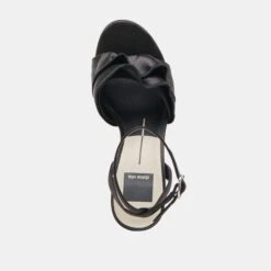 LUNETE HEELS ONYX SATIN(Lunete Heels Onyx Satin) 18 LUNETE HEELS ONYX SATIN(Lunete Heels Onyx Satin) -Dolce Vita Shop DOLCEVITA HEELS LUNETE ONYXSATIN 06