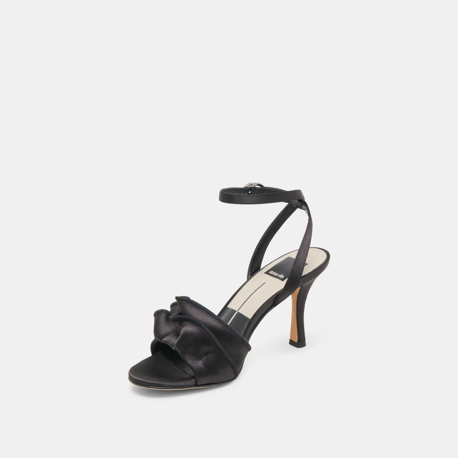 LUNETE HEELS ONYX SATIN(Lunete Heels Onyx Satin) 5 LUNETE HEELS ONYX SATIN(Lunete Heels Onyx Satin) - Image 5