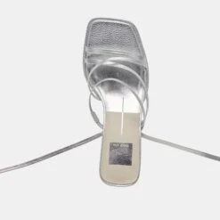 MALABO HEELS SILVER METALLIC LEATHER(Malabo Heels Silver Metallic Leather) -Dolce Vita Shop DOLCEVITA HEELS MALABO SILVERMETALLICLEATHER 06