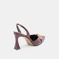 MALIK HEELS CRANBERRY CRINKLE PATENT(Malik Heels Cranberry Crinkle Patent) -Dolce Vita Shop DOLCEVITA HEELS MALIK CRANBERRYCRINKLEPATENT 03