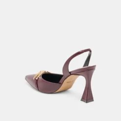 MALIK HEELS CRANBERRY CRINKLE PATENT(Malik Heels Cranberry Crinkle Patent) -Dolce Vita Shop DOLCEVITA HEELS MALIK CRANBERRYCRINKLEPATENT 08