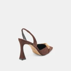 MALIK HEELS MAHOGANY NUBUCK(Malik Heels Mahogany Nubuck) -Dolce Vita Shop DOLCEVITA HEELS MALIK MAHOGANYSUEDE 03