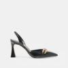 MALIK HEELS MIDNIGHT CRINKLE PATENT(Malik Heels Midnight Crinkle Patent)
