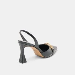 MALIK HEELS MIDNIGHT CRINKLE PATENT(Malik Heels Midnight Crinkle Patent) -Dolce Vita Shop DOLCEVITA HEELS MALIK MIDNIGHTCRINKLEPATENT 03