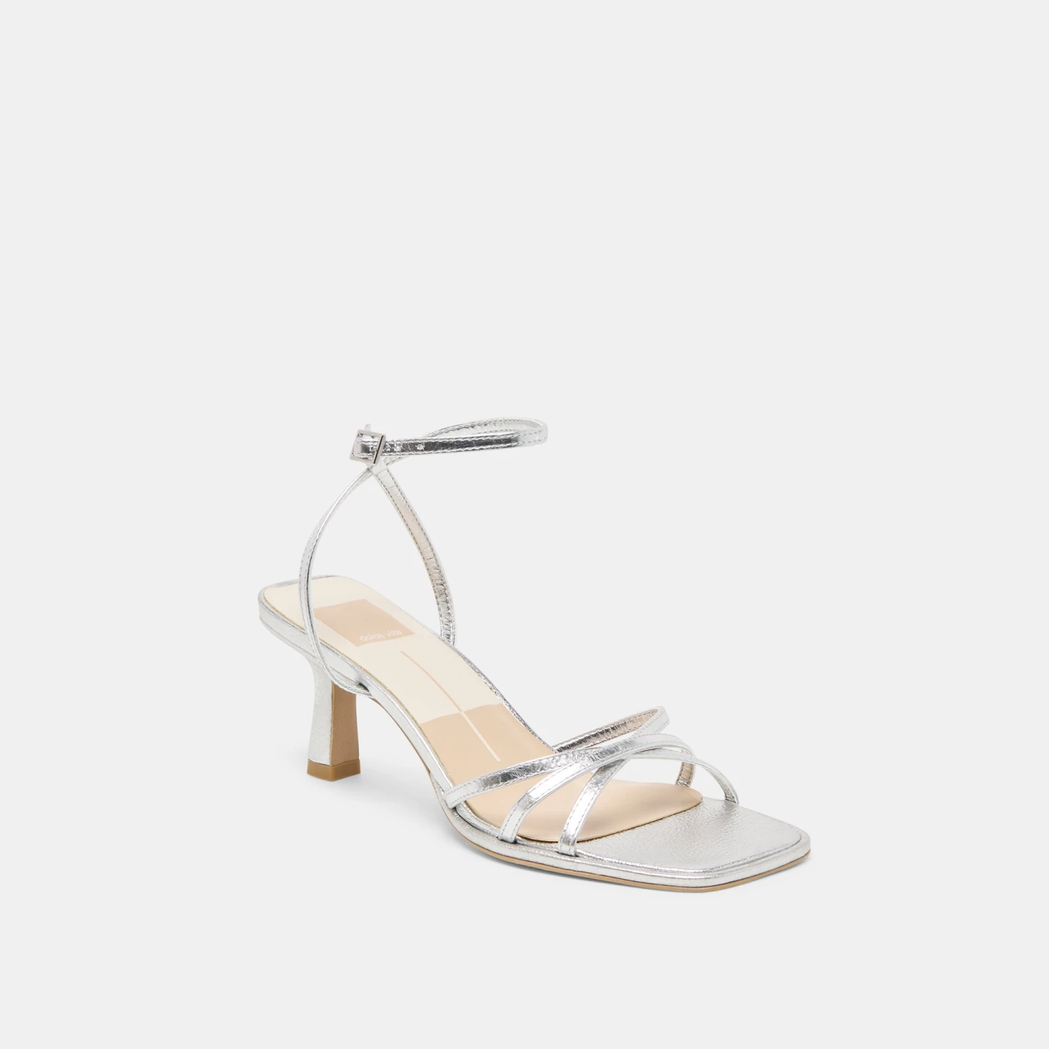 MANJI HEELS SILVER METALLIC LEATHER(Manji Heels Silver Metallic Leather) 2 MANJI HEELS SILVER METALLIC LEATHER(Manji Heels Silver Metallic Leather) - Image 2