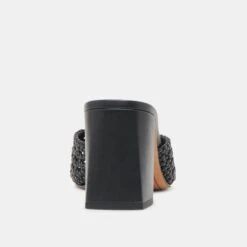 MARGOE HEELS BLACK WOVEN STELLA(Margoe Heels Black Woven Stella) -Dolce Vita Shop DOLCEVITA HEELS MARGOE BLACKWOVENSTELLA 05