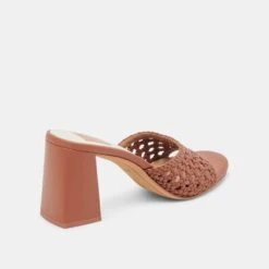 MARGOE HEELS COGNAC WOVEN STELLA(Margoe Heels Cognac Woven Stella) -Dolce Vita Shop DOLCEVITA HEELS MARGOE COGNACWOVENSTELLA 03