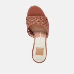 MARGOE HEELS COGNAC WOVEN STELLA(Margoe Heels Cognac Woven Stella) -Dolce Vita Shop DOLCEVITA HEELS MARGOE COGNACWOVENSTELLA 06