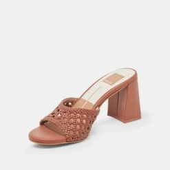 MARGOE HEELS COGNAC WOVEN STELLA(Margoe Heels Cognac Woven Stella) -Dolce Vita Shop DOLCEVITA HEELS MARGOE COGNACWOVENSTELLA 08