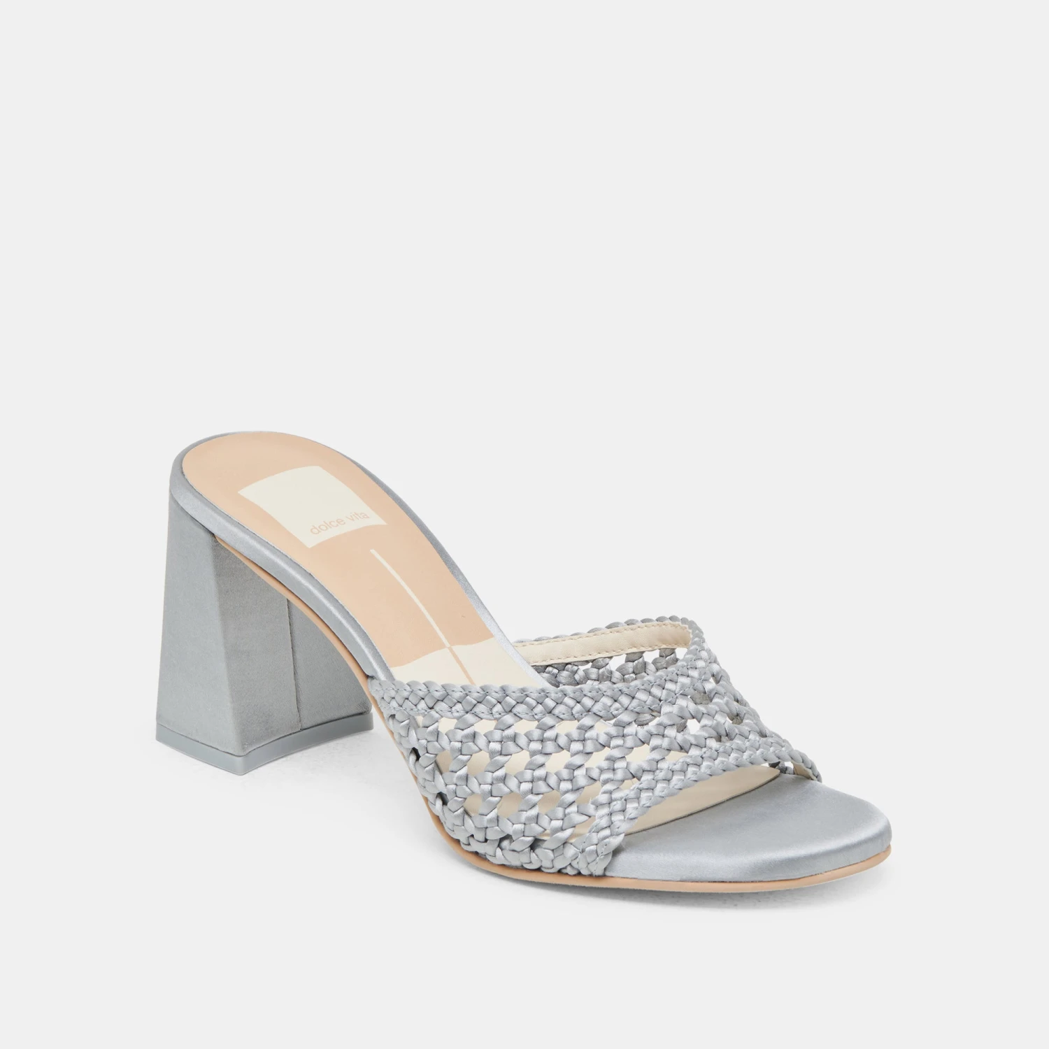 MARGOE HEELS LIGHT BLUE WOVEN SATIN(Margoe Heels Light Blue Woven Satin) 3 MARGOE HEELS LIGHT BLUE WOVEN SATIN(Margoe Heels Light Blue Woven Satin) - Image 3