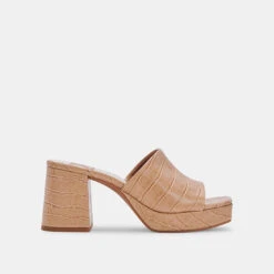 MARSHA HEELS CAFE EMBOSSED STELLA - Re:vita(Marsha Heels Cafe Embossed Stella Resale)