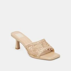 MAYLAH HEELS LIGHT GOLD MACRAME(Maylah Heels Light Gold Macrame) -Dolce Vita Shop DOLCEVITA HEELS MAYLAH LIGHTGOLDMACRAME 01