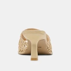MAYLAH HEELS LIGHT GOLD MACRAME(Maylah Heels Light Gold Macrame) -Dolce Vita Shop DOLCEVITA HEELS MAYLAH LIGHTGOLDMACRAME 05