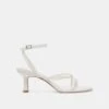MORAH HEELS TRUE WHITE LEATHER(Morah Heels True White Leather)