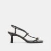 MYLEE HEELS BLACK LEATHER(Mylee Heels Black Leather)