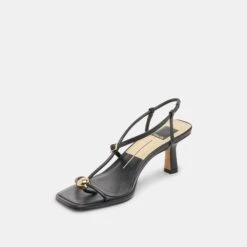 MYLEE HEELS BLACK LEATHER(Mylee Heels Black Leather) -Dolce Vita Shop DOLCEVITA HEELS MYLEE BLACKLEATHER 08
