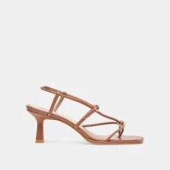 MYLEE HEELS COGNAC LEATHER(Mylee Heels Cognac Leather)