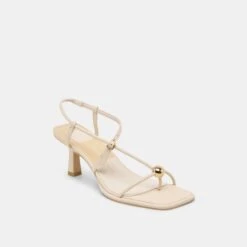 MYLEE HEELS CREME LEATHER(Mylee Heels Creme Leather) -Dolce Vita Shop DOLCEVITA HEELS MYLEE CREMELEATHER 01