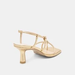 MYLEE HEELS GOLD DISTRESSED LEATHER(Mylee Heels Gold Distressed Leather) -Dolce Vita Shop DOLCEVITA HEELS MYLEE GOLDDISTRESSEDLEATHER 03