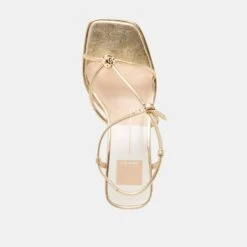 MYLEE HEELS GOLD DISTRESSED LEATHER(Mylee Heels Gold Distressed Leather) -Dolce Vita Shop DOLCEVITA HEELS MYLEE GOLDDISTRESSEDLEATHER 06