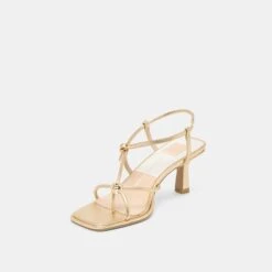 MYLEE HEELS GOLD DISTRESSED LEATHER(Mylee Heels Gold Distressed Leather) -Dolce Vita Shop DOLCEVITA HEELS MYLEE GOLDDISTRESSEDLEATHER 09