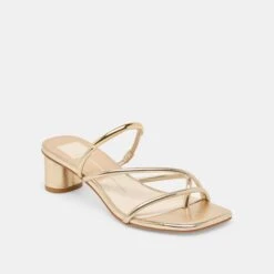 NAIRA HEELS GOLD METALLIC STELLA(Naira Heels Gold Metallic Stella) -Dolce Vita Shop DOLCEVITA HEELS NAIRA GOLDMETALLICSTELLA 01