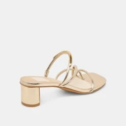 NAIRA HEELS GOLD METALLIC STELLA(Naira Heels Gold Metallic Stella) -Dolce Vita Shop DOLCEVITA HEELS NAIRA GOLDMETALLICSTELLA 03