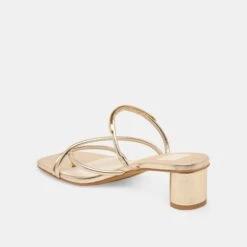 NAIRA HEELS GOLD METALLIC STELLA(Naira Heels Gold Metallic Stella) -Dolce Vita Shop DOLCEVITA HEELS NAIRA GOLDMETALLICSTELLA 09