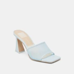 NARDA HEELS ICE BLUE MESH(Narda Heels Ice Blue Mesh) -Dolce Vita Shop DOLCEVITA HEELS NARDA ICEBLUEMESH 01