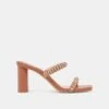 NOLAH HEELS TAN MULTI BEADS(Nolah Heels Tan Multi Beads)