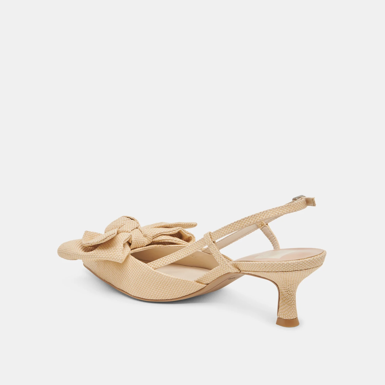ODELA BOW HEELS NATURAL WOVEN RAFFIA(Odela Bow Heels Natural Woven Raffia) 5 ODELA BOW HEELS NATURAL WOVEN RAFFIA(Odela Bow Heels Natural Woven Raffia) - Image 5