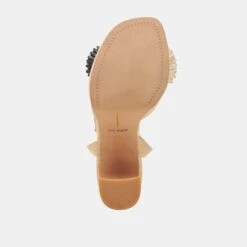 OLIVEA HEELS BLACK NATURAL RAFFIA(Olivea Heels Black Natural Raffia) -Dolce Vita Shop DOLCEVITA HEELS OLIVEA BLACK NATURALRAFFIA 07