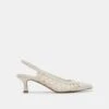 OLYMPA HEELS WHITE STELLA(Olympa Heels White Stella)