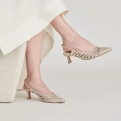 OLYMPA HEELS LIGHT GOLD METALLIC STELLA(Olympa Heels Light Gold Metallic Stella) -Dolce Vita Shop DOLCEVITA HEELS OLYMPA LIGHTGOLDMETALLICSTELLA 02